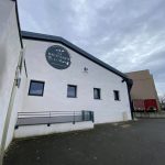 Bâtiment d'entrée de la recyclerie de Lancié dans le Beaujolais